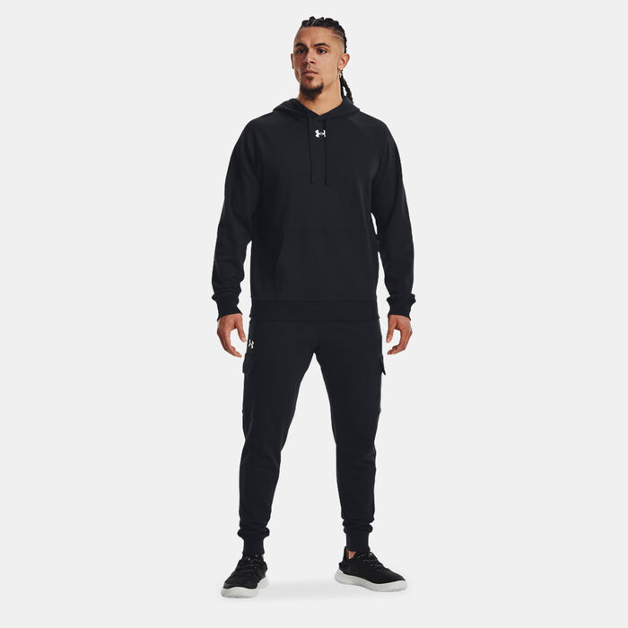 Under Armour Men's UA Rival Fleece Hoodie Black Under Armour Men's UA Rival Fleece Hoodie Black image number 2
