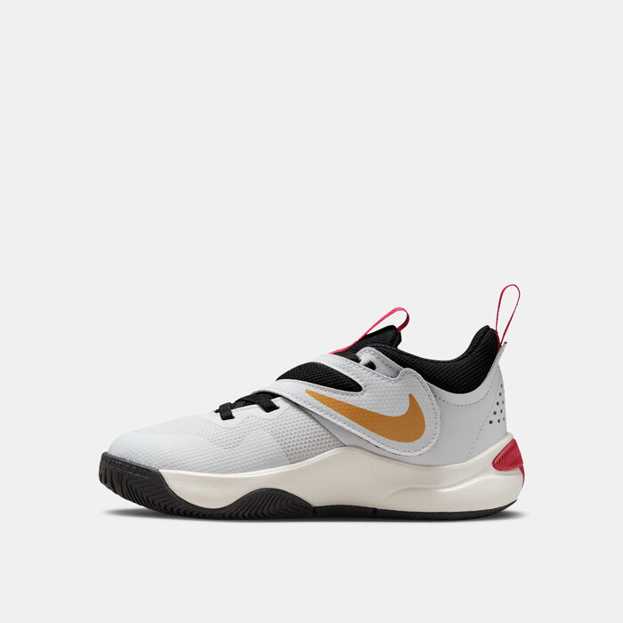 Nike Kids' Team Hustle D 11 Basketball Shoes White Nike Kids' Team Hustle D 11 Basketball Shoes White image number 2