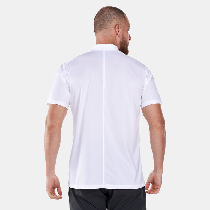Nike Men's Court Victory Pique Polo Shirt White Nike Men's Court Victory Pique Polo Shirt White image number 1