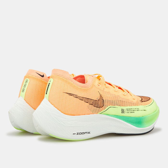 Nike Women's ZoomX Vaporfly NEXT% Shoe Orange Nike Women's ZoomX Vaporfly NEXT% Shoe Orange image number 2