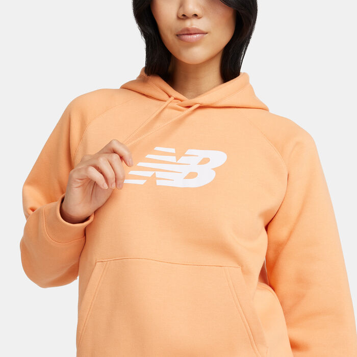 New Balance Women's Sport Logo Hoodie Blue New Balance Women's Sport Logo Hoodie Blue image number 3