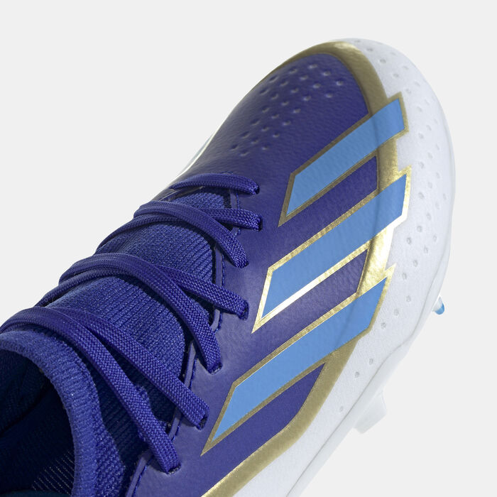 adidas Kids' X Crazyfast Messi League Firm Ground Football Shoes Blue adidas Kids' X Crazyfast Messi League Firm Ground Football Shoes Blue image number 4