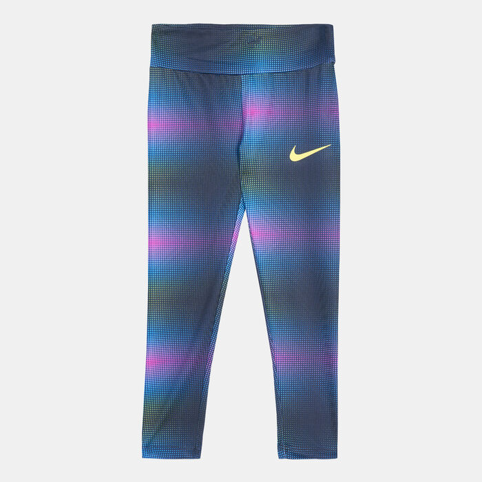 Nike Kids' Printed Dri-FIT Leggings (Younger Kids) Black image number 0