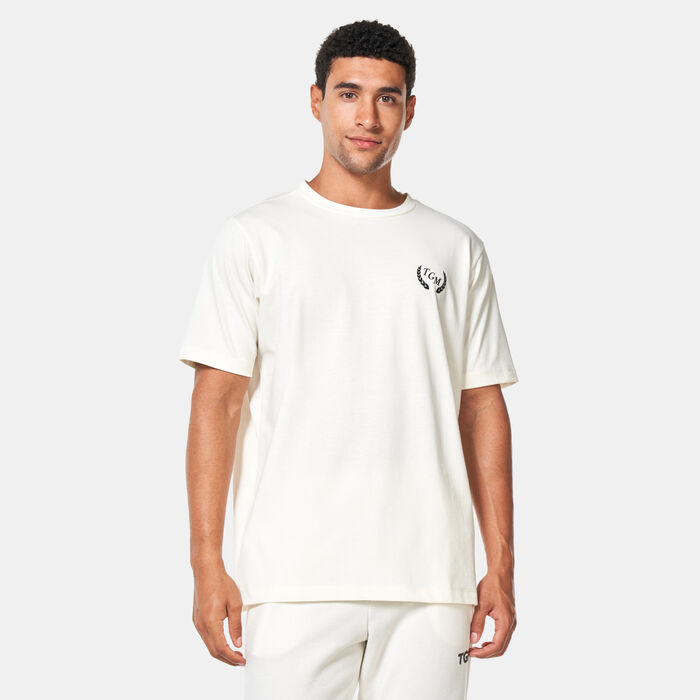 The Giving Movement Men's Logo Print T-Shirt White The Giving Movement Men's Logo Print T-Shirt White image number 0