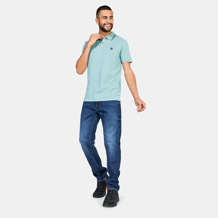 Timberland Men's Millers River Polo Shirt Blue Timberland Men's Millers River Polo Shirt Blue image number 2