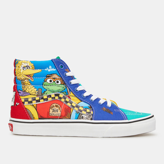 Vans x Sesame Street Sk8-Hi Unisex Shoe Blue Vans x Sesame Street Sk8-Hi Unisex Shoe Blue image number 0