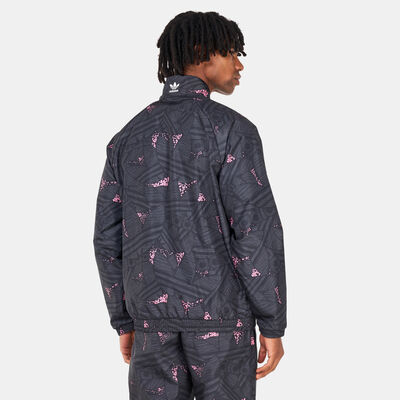 adidas Originals Men's Rekive Trefoil All Over Print Track Jacket Multi