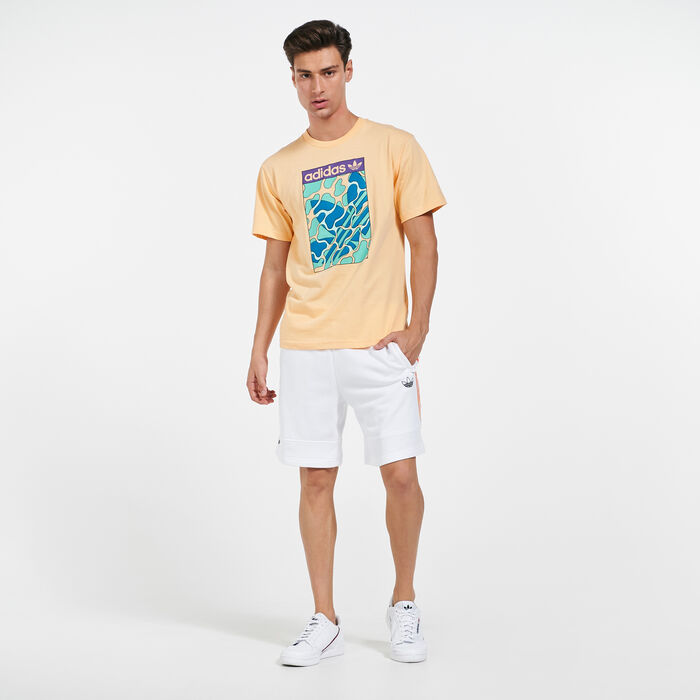 adidas Originals Men's SPRT Foundation Sweat Shorts White adidas Originals Men's SPRT Foundation Sweat Shorts White image number 2