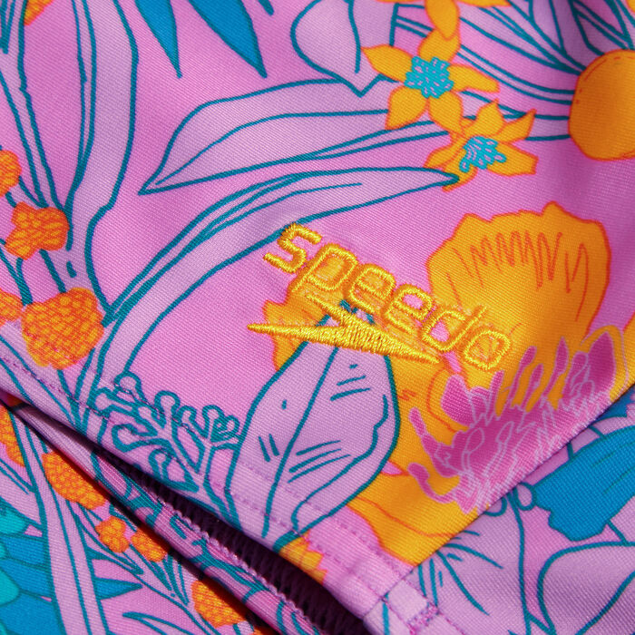 Speedo Women's Printed Thinstrap 2-Piece Bikini Purple image number 2