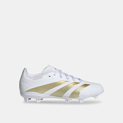 adidas Kids' Predator League Firm Ground Football Shoes White