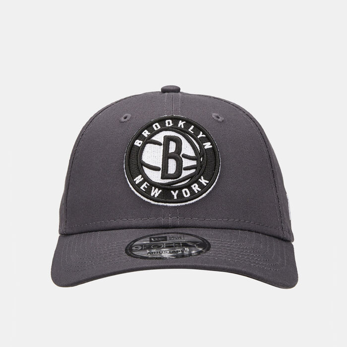 New Era Men's NBA Brooklyn Nets Essential 9FORTY Cap Grey New Era Men's NBA Brooklyn Nets Essential 9FORTY Cap Grey image number 0