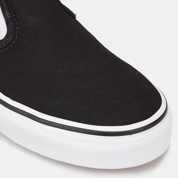 Vans Kids' Classic Slip-on Shoe Black Vans Kids' Classic Slip-on Shoe Black image number 4