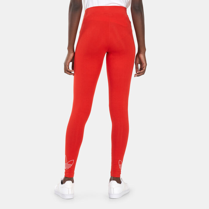 adidas Originals Women's Leggings Red adidas Originals Women's Leggings Red image number 1