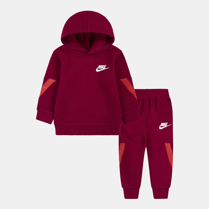 Nike Kids' Sportswear Taping Pullover Set Pink Nike Kids' Sportswear Taping Pullover Set Pink image number 0