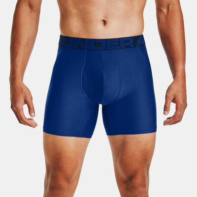 Under Armour Men's Tech™ 6-Inch Boxerjock® Boxers (2 Pack) Blue