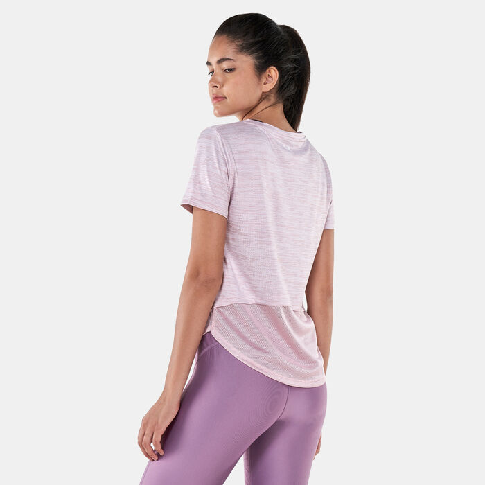 Under Armour Women's UA Tech™ Vent T-Shirt Pink Under Armour Women's UA Tech™ Vent T-Shirt Pink image number 1