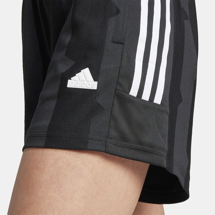 adidas Women's Tiro Cut 3-Stripes Shorts Black adidas Women's Tiro Cut 3-Stripes Shorts Black image number 4