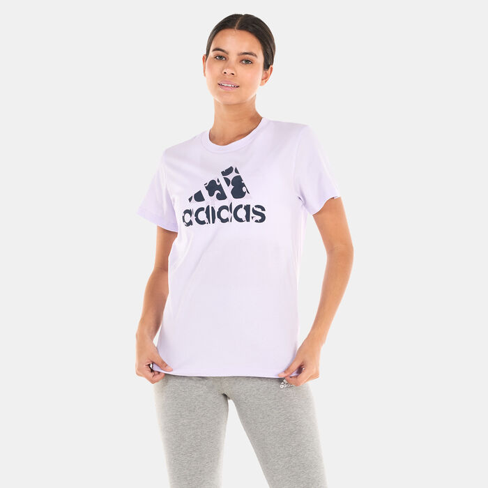 adidas Women's Marimekko Graphic T-Shirt Purple adidas Women's Marimekko Graphic T-Shirt Purple image number 0
