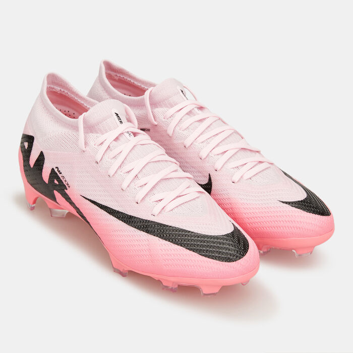 Nike Men's Mercurial Vapor 15 Pro Firm-Ground Football Shoes Pink image number 1
