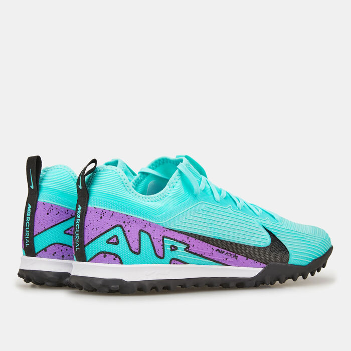 Nike Men's Mercurial Vapor 15 Pro Turf Football Shoes Green image number 3