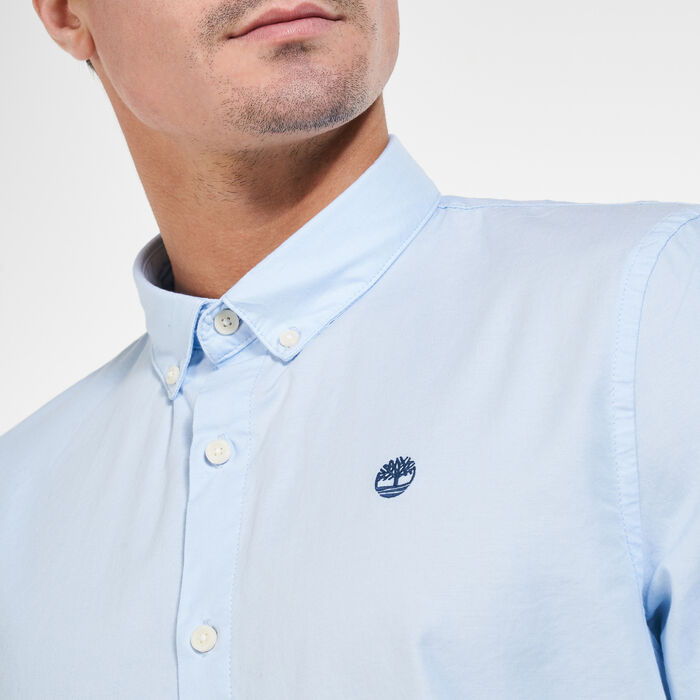 Timberland Men's Ela River Elevated Oxford Shirt Blue Timberland Men's Ela River Elevated Oxford Shirt Blue image number 3