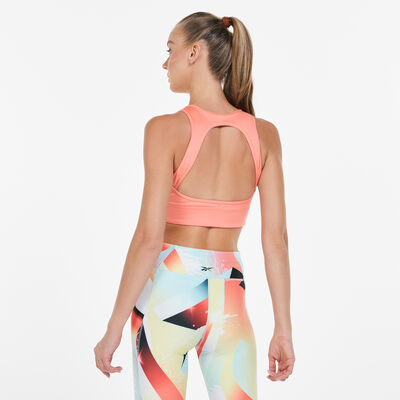 Reebok Women's One Series Running High Impact Sports Bra Orange Reebok Women's One Series Running High Impact Sports Bra Orange