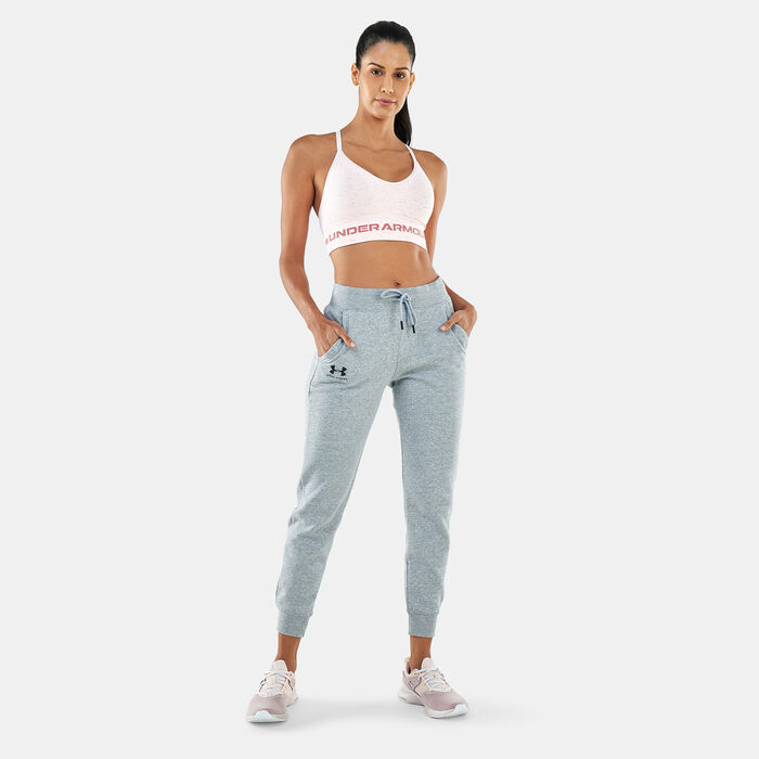 Under Armour Women's Seamless Long Heather Sports Bra Pink Under Armour Women's Seamless Long Heather Sports Bra Pink image number 2
