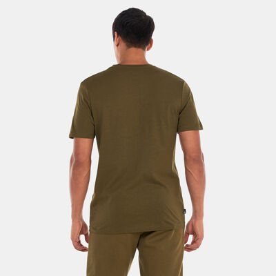 Timberland Men's Small Logo Print Logo T-Shirt Green Timberland Men's Small Logo Print Logo T-Shirt Green