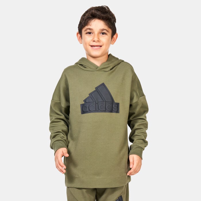 adidas Kids’ Future Icons Logo Pullover Hoodie Multi adidas Kids’ Future Icons Logo Pullover Hoodie Multi image number 0