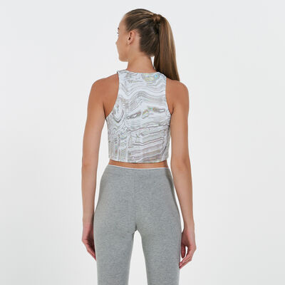 Nike Women's Sportswear Allover Print Tank Top White Nike Women's Sportswear Allover Print Tank Top White