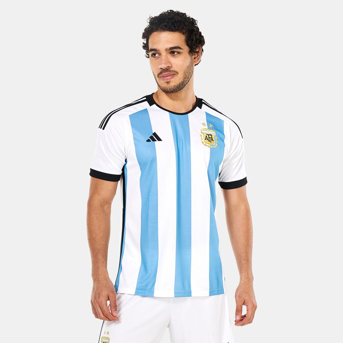 adidas Men's Argentina Stadium Home Jersey - 2022 White adidas Men's Argentina Stadium Home Jersey - 2022 White image number 0