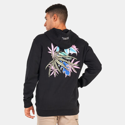 Vans Men's Anaheim Print Mash Up Pullover hoodie Black Vans Men's Anaheim Print Mash Up Pullover hoodie Black