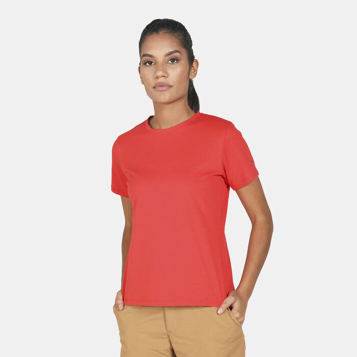Columbia Women's Sun Trek Graphic T-Shirt Orange Columbia Women's Sun Trek Graphic T-Shirt Orange image number 0