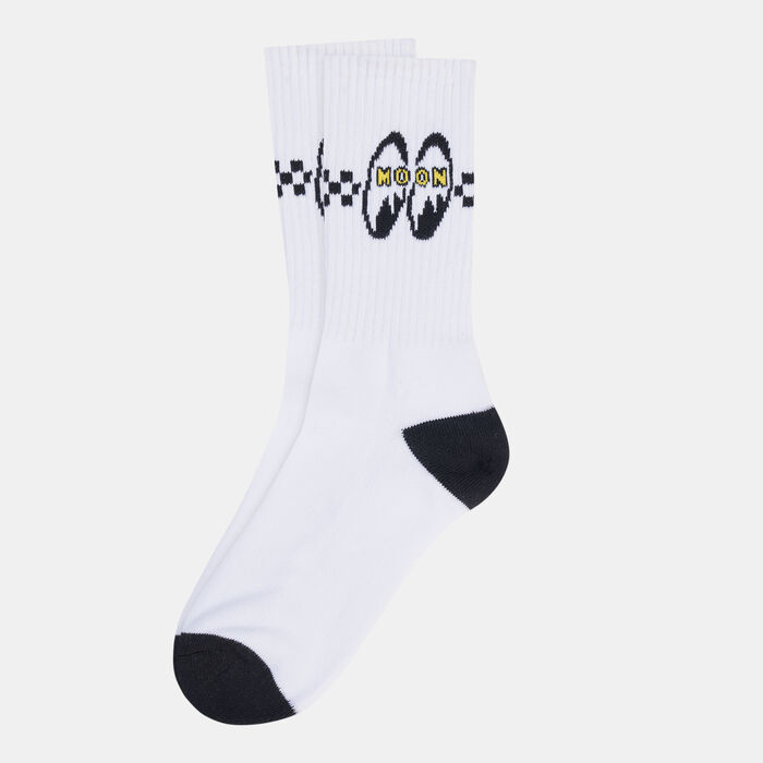Vans Men's Mooneyes Socks White image number 0