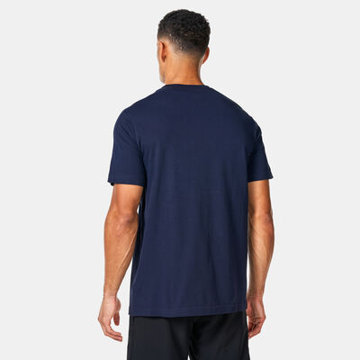 adidas Men's Essentials 3-Stripes T-Shirt Blue