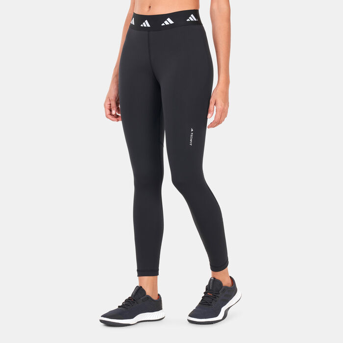 adidas Women's Techfit 7/8 Leggings Black image number 0