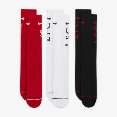 Nike Liverpool Everyday Socks (3 Pairs) Multi Nike Liverpool Everyday Socks (3 Pairs) Multi