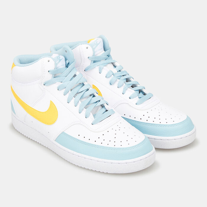 Nike Men's Court Vision Mid Next Nature Shoe White image number 1