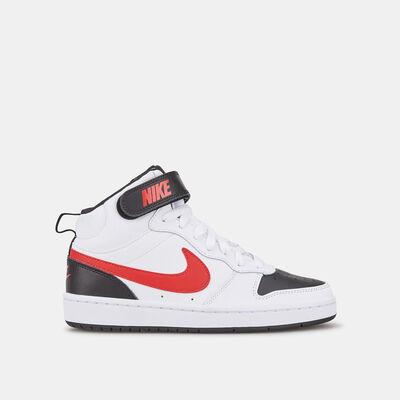 Nike Kids' Court Borough Mid 2 Shoes White