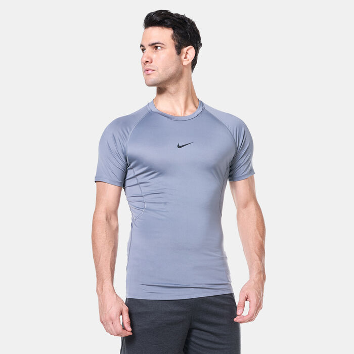 Nike Men's Pro Dri-FIT Training Top Grey Nike Men's Pro Dri-FIT Training Top Grey image number 0