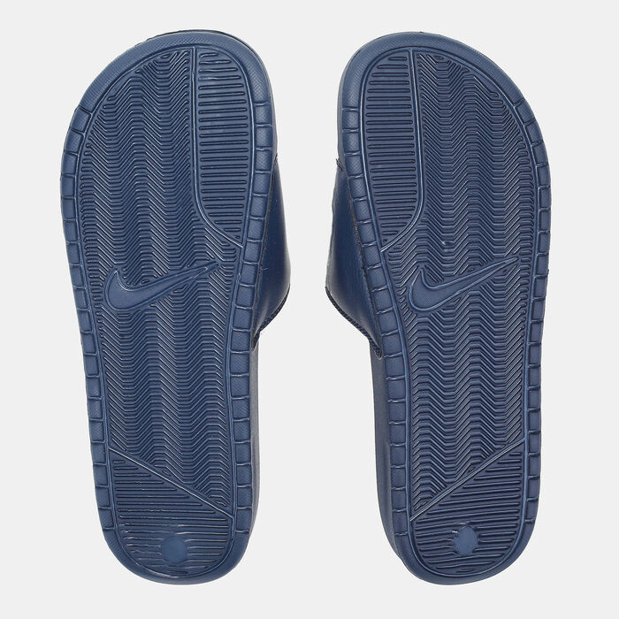 Nike Men's Benassi JDI Slides Blue image number 2