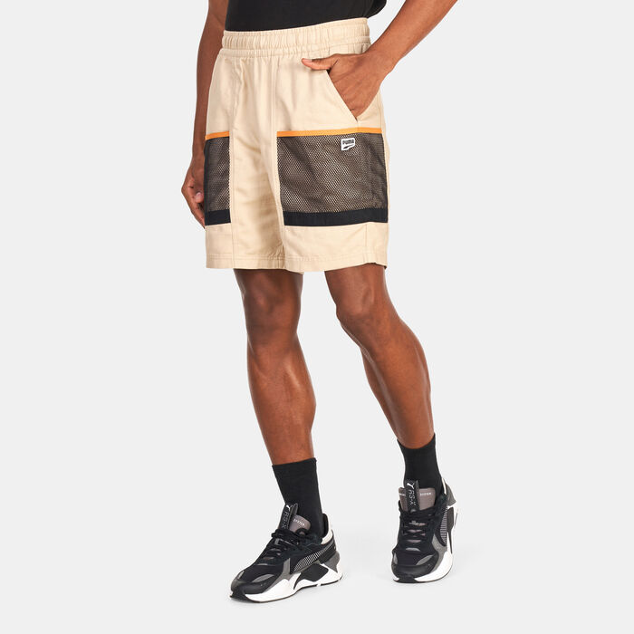 PUMA Men's DOWNTOWN Cargo Shorts Brown PUMA Men's DOWNTOWN Cargo Shorts Brown image number 0