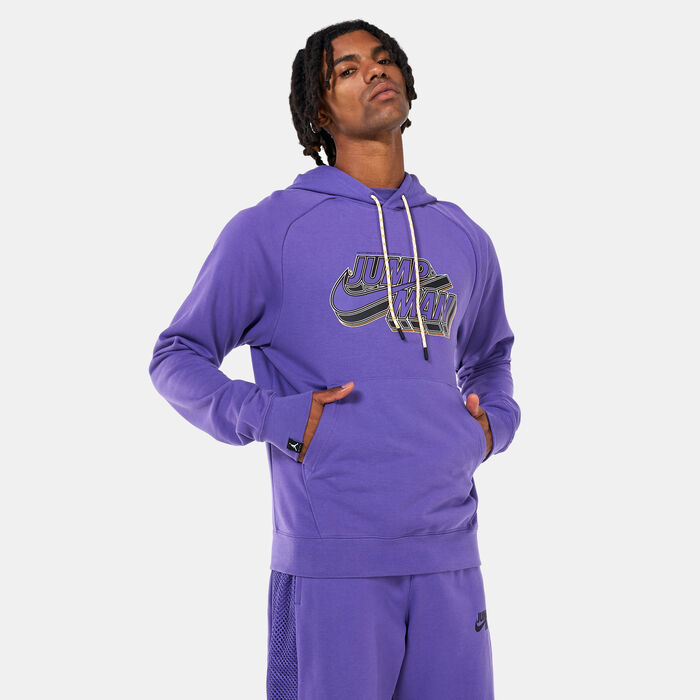 Jordan Men's Jumpman Pullover Hoodie Purple Jordan Men's Jumpman Pullover Hoodie Purple image number 0