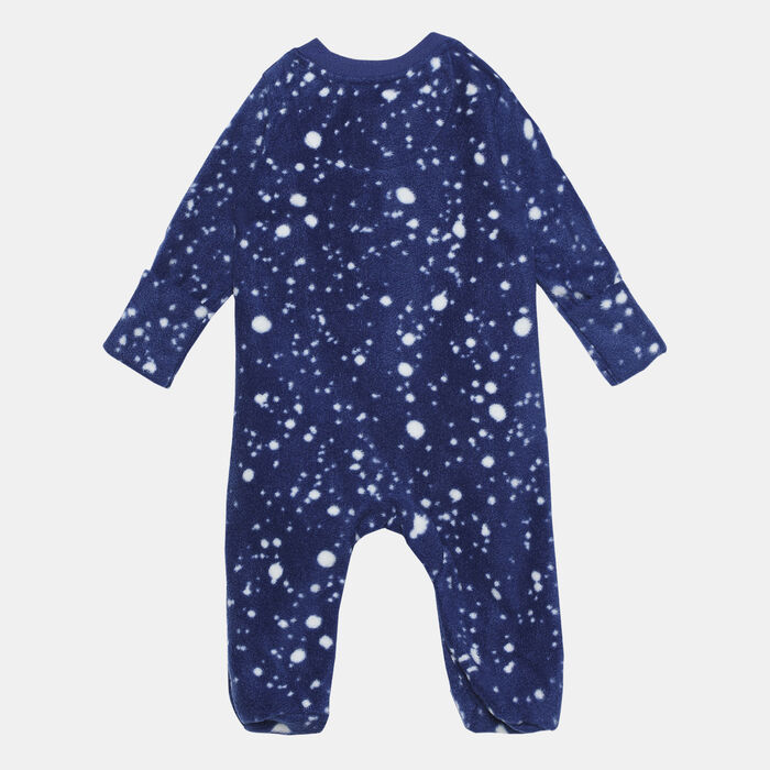 Nike Kids' Confetti Footed Coverall Onesie (Baby and Toddler) Blue Nike Kids' Confetti Footed Coverall Onesie (Baby and Toddler) Blue image number 1
