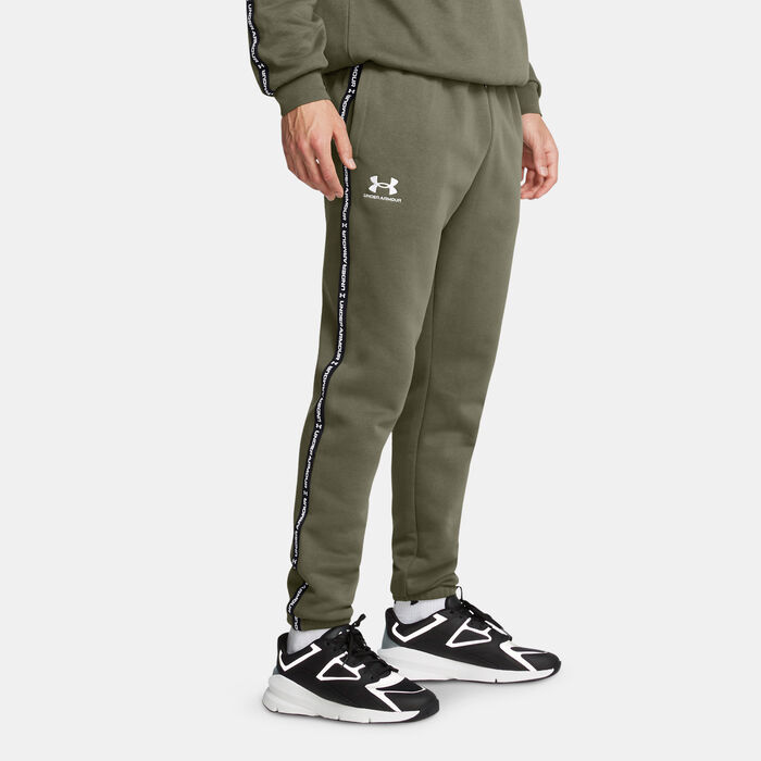 Under Armour Men's Fleece Taping Joggers Green image number 0