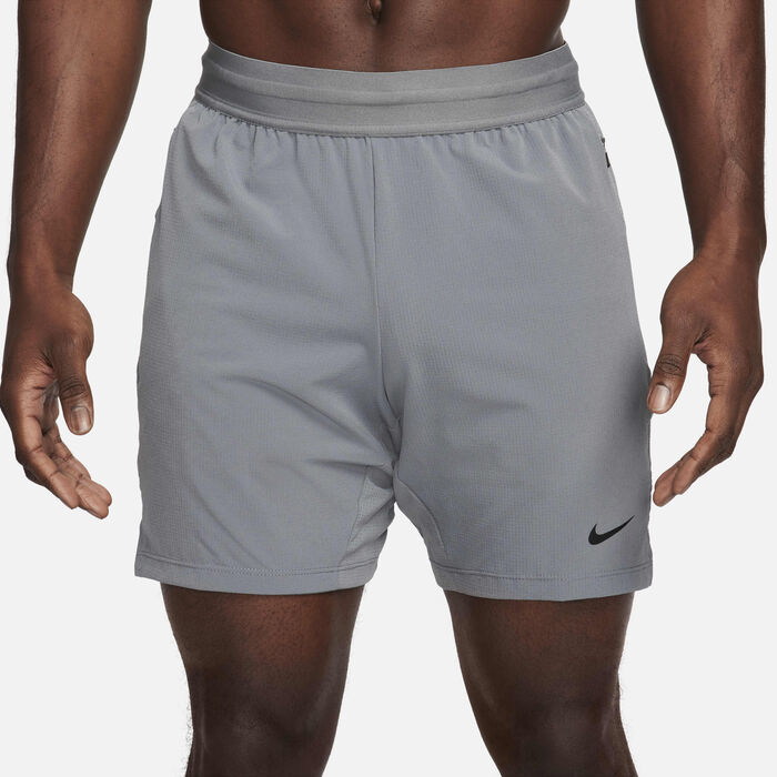 Nike Men's Flex Rep 4.0 Dri-FIT Fitness Shorts Grey image number 1