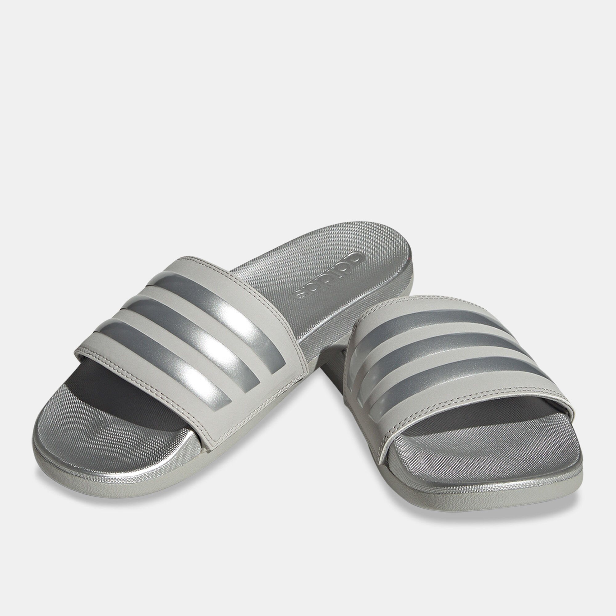 Grey adilette slides shop