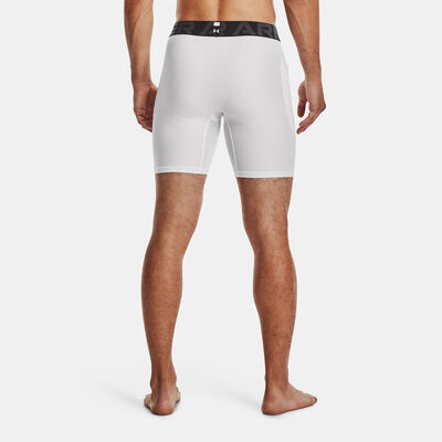 Under Armour Men's HeatGear® Armour Compression Shorts White Under Armour Men's HeatGear® Armour Compression Shorts White