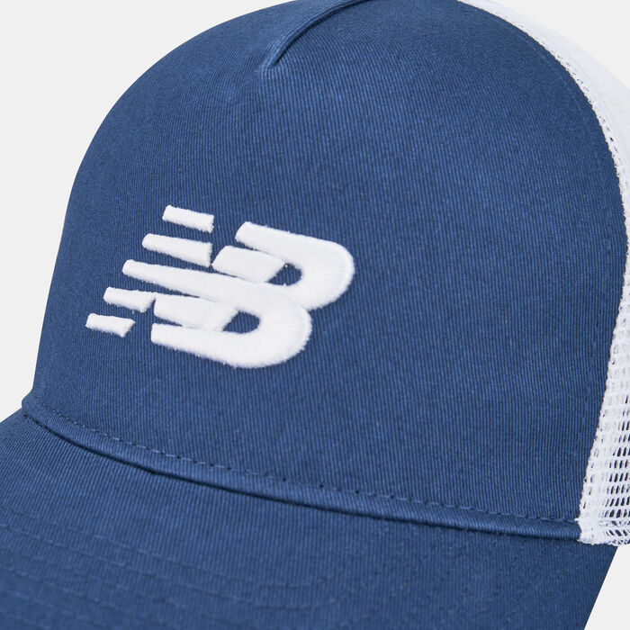New Balance Men's Liftstyle Athletics Trucker Cap Blue New Balance Men's Liftstyle Athletics Trucker Cap Blue image number 2