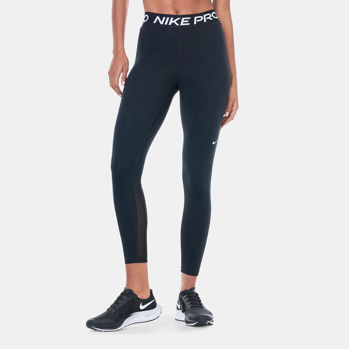 Nike Women's Pro 365 Mid-Rise Leggings Black image number 0